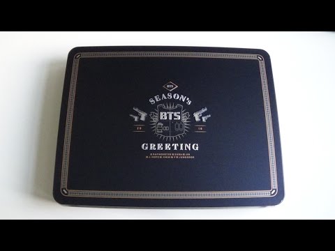 Unboxing BTS (Bangtan Boys) 방탄소년단 2016 Season's Greeting