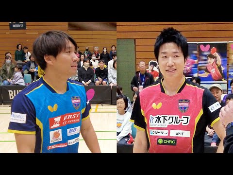 水谷隼＆高木和卓「CHOFUドリームプロジェクト 卓球フェスティバル