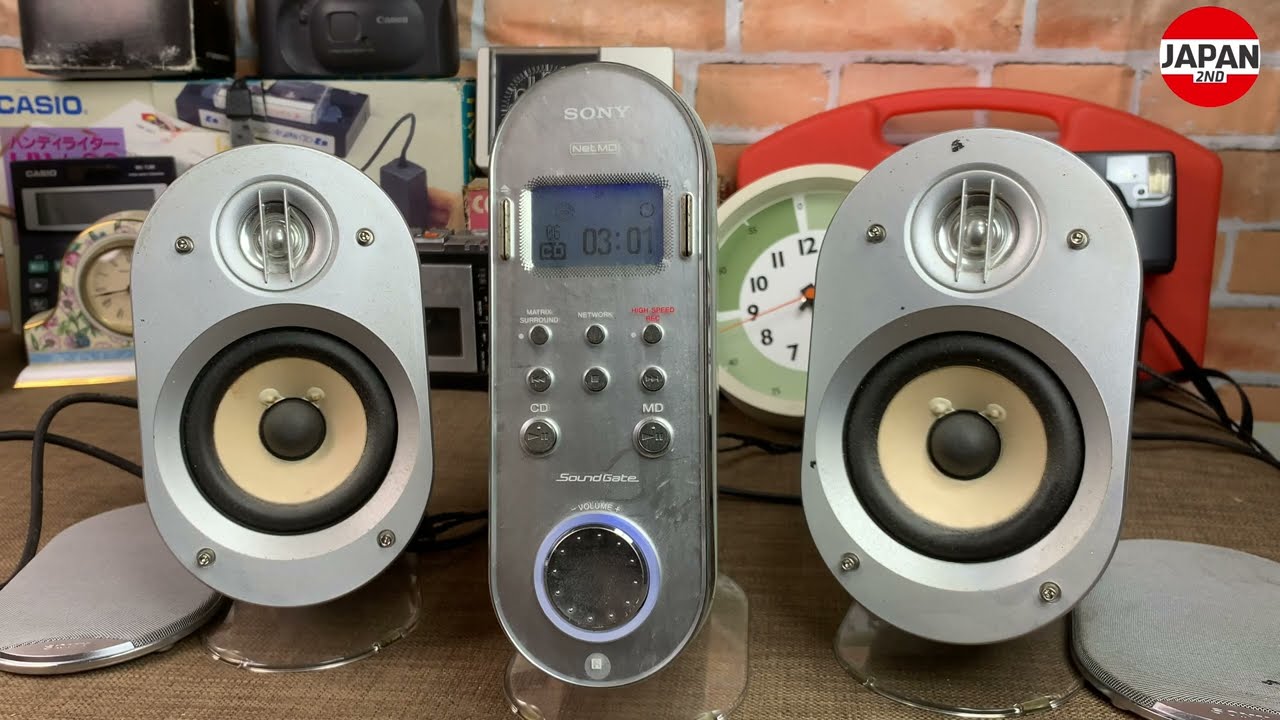 SONY SoundGate LAM-Z03 CD MD NetMD デスクトップオーディオ Dàn âm