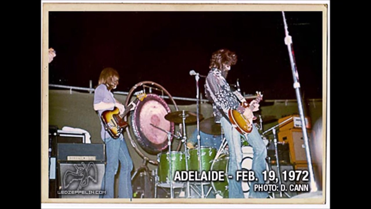 Led Zeppelin - Live in Adelaide, Australia (Feb. 19th, 1972) - YouTube