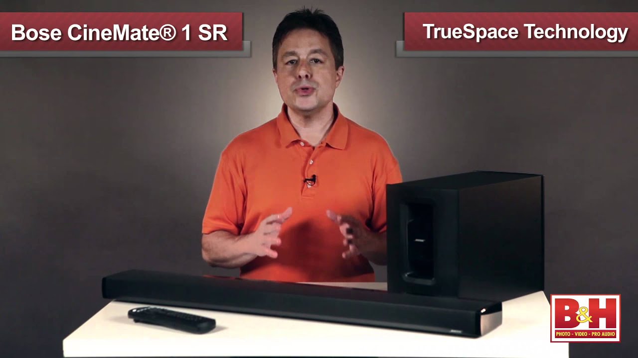 Bose CineMate 1 SR - YouTube