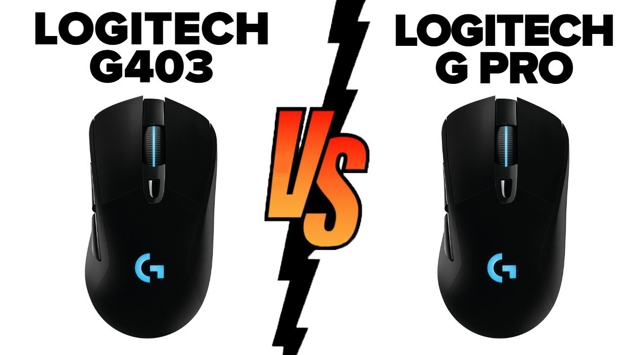 Logitech G403 Wireless Gaming Mouse vs Logitech G Pro Wireless