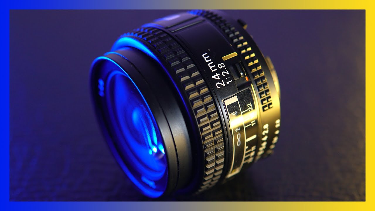 AF Nikkor 24mm f2.8 lens review and test - YouTube