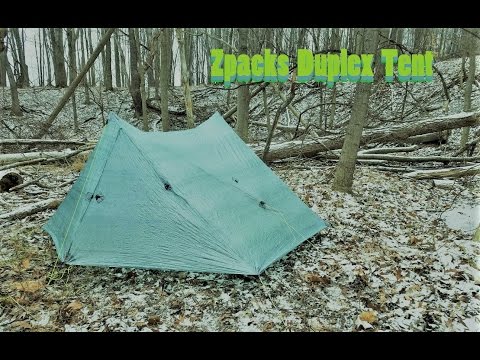 ZPACKS DUPLEX .74oz SPRUCE GREEN CUBEN FIBER TENT - YouTube
