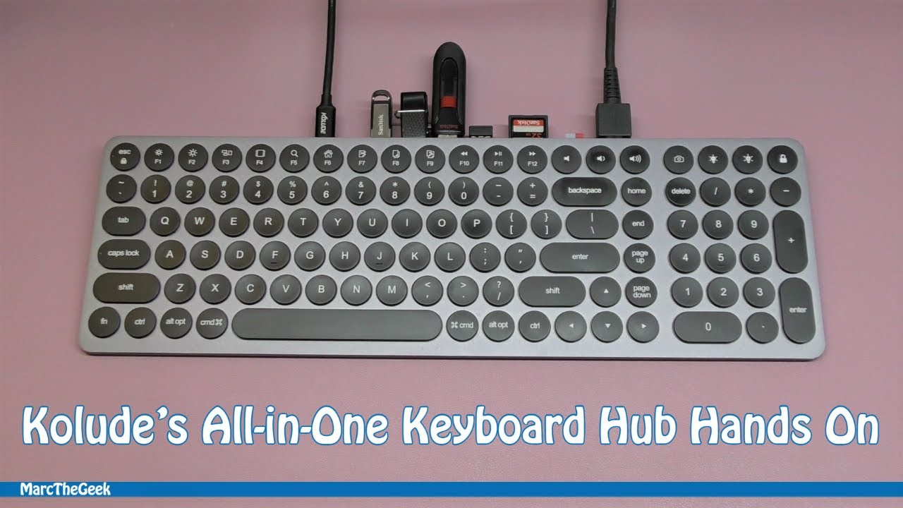 KOLUDE KD-K1 Keyboard and HUB function are combined! Easy to