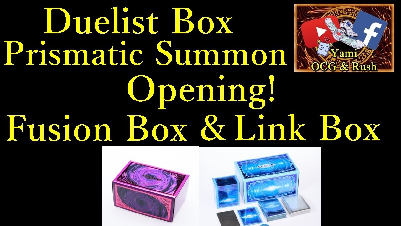 Duelist Box Prismatic Summon ( Fusion & Link Version ) Unboxing