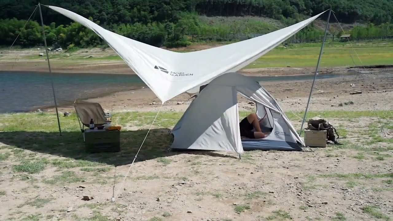 Cold Mountain Professional Backpacking Tent - White [ Mobi Garden