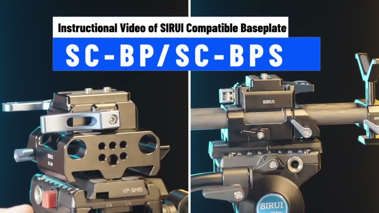 SIRUI ユニバーサルカメラ対応ベースプレートセット SC-BP/BPS - SIRUI
