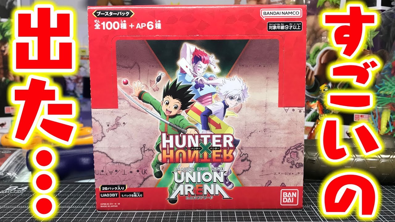 Hunter x Hunter Union Arena 1 Box Opening Review - YouTube