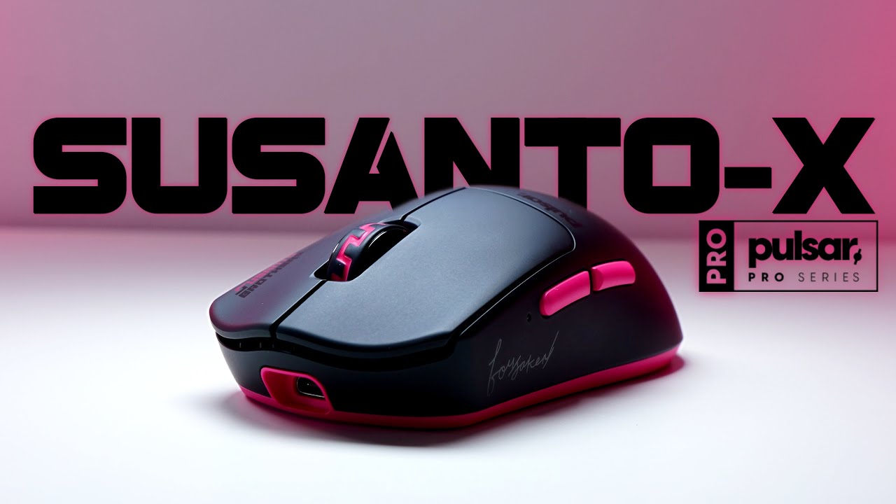 Pulsar Pro Series Susanto-X ゲーミングマウスレビュー：競技向け
