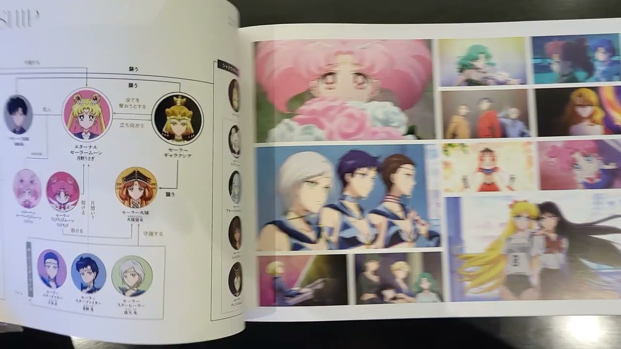 💀Sailor moon Cosmos book 場刊（上編） パンフレット - YouTube