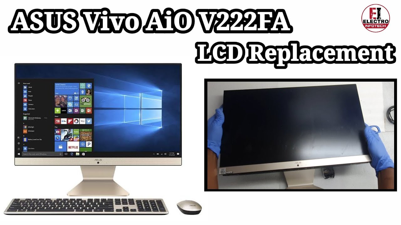 How To Replace LCD Asus Vivo AiO V222FA / Disassembly And