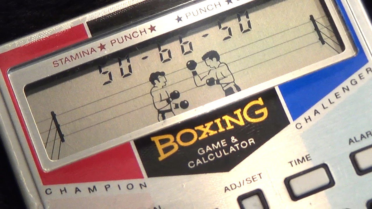 レトロ ゲーム電卓】カシオ ボクシング BG-15T カリキュレーター