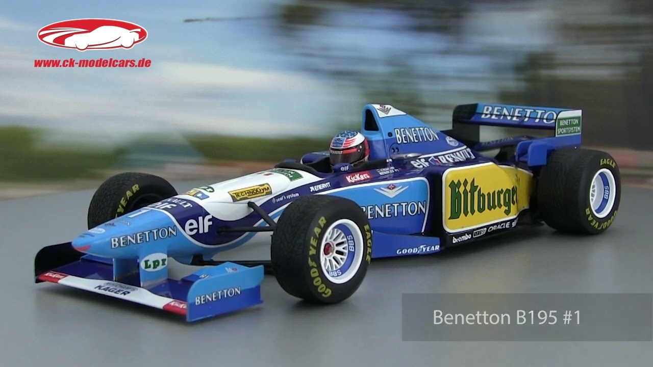 Minichamps 1:18 M. Schumacher Benetton B195 #1 勝者 ヨーロッパ GP