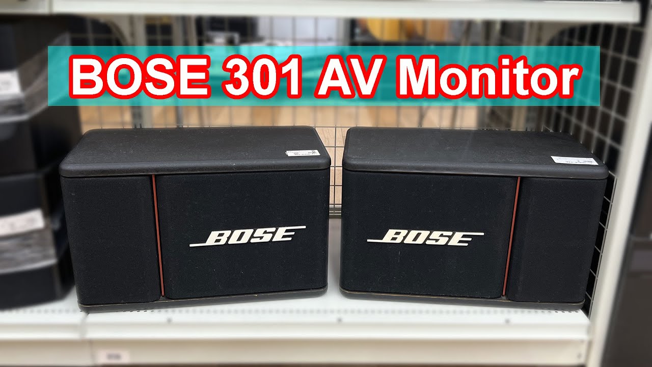 BOSE 301 AV MONITOR Only Red Sold at Used Goods Stores in Japan