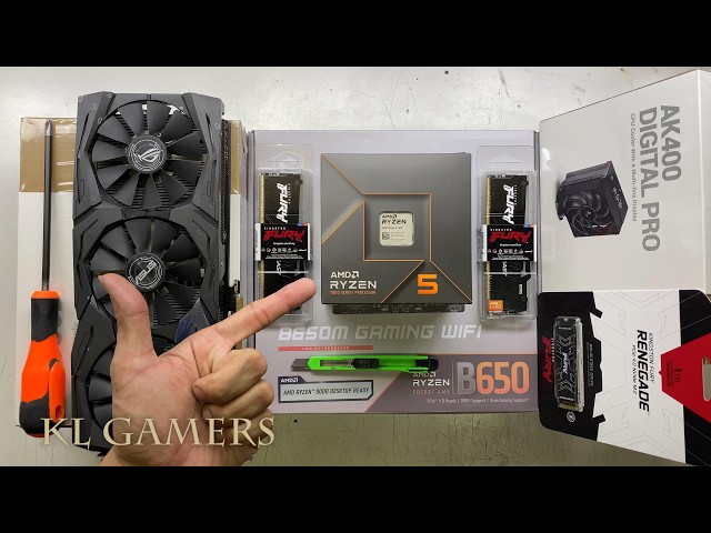 AMD Ryzen 5 7600 msi B650M GAMING WIFI RENEGADE AK400 ASUS ROG