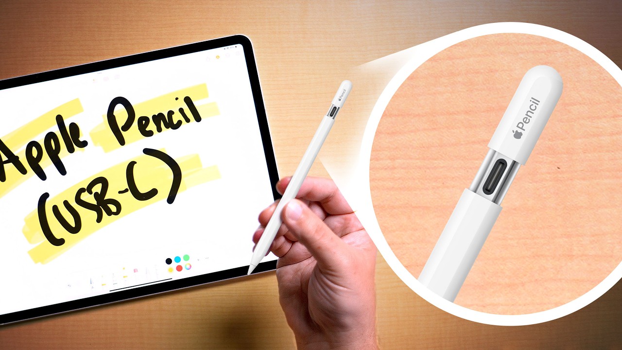 先行レビュー】Apple Pencil（USB-C）は誰のための製品？ - YouTube