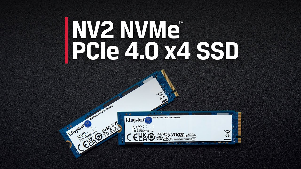 Kingston NV2 500G M.2 2280 NVMe PCIe Internal SSD Up to 3500 MB/s