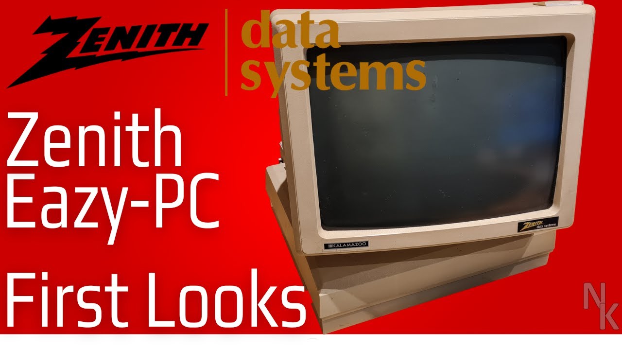 Zenith Eazy PC - An XT Clone from 1987 - First Looks - YouTube
