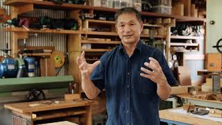 Words on kigumi techniques by the maker 'Shihō-sashi (Quadruple