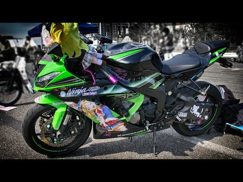 痛単車 Kawasaki ZX-6R ラブライブ仕様！ - YouTube