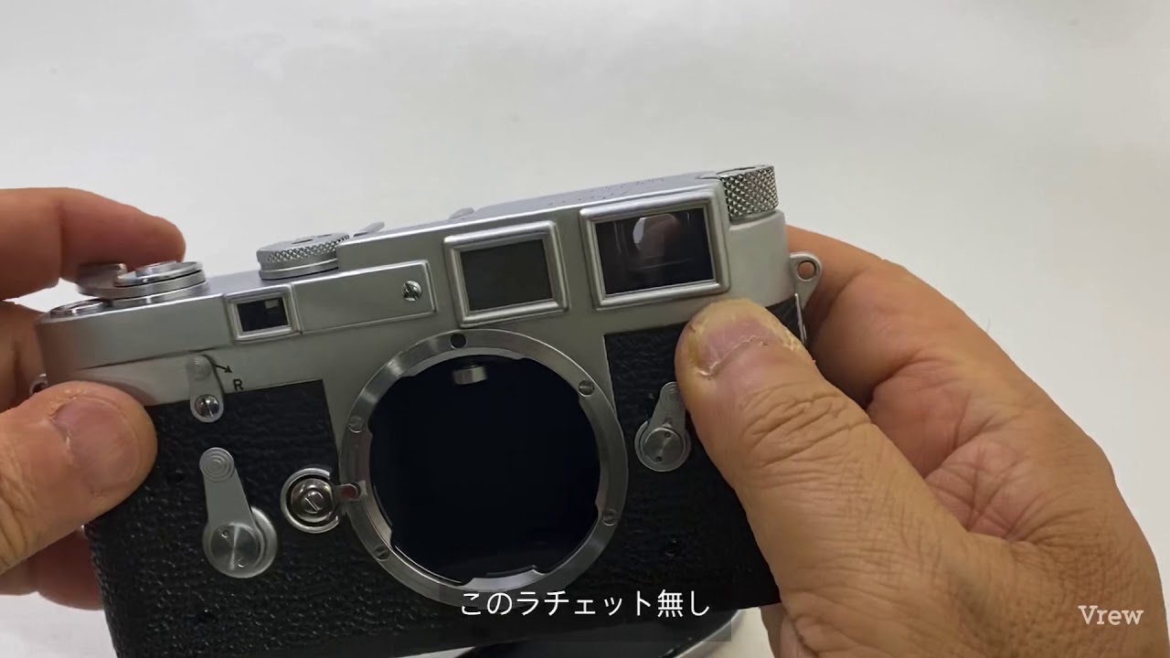 ライカM3 ‪#‎95万台‬ラチェット無し・1回巻き上げ(SS) - YouTube