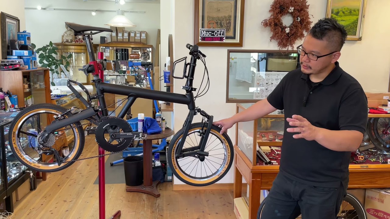 Custom mini velo! A customer's Birdy Classic with a smaller