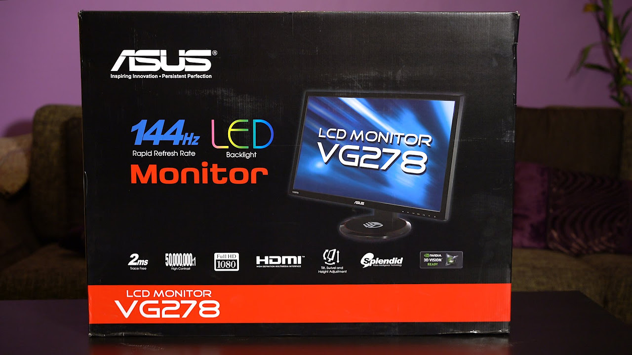 Asus VG278HE Monitor Review - YouTube