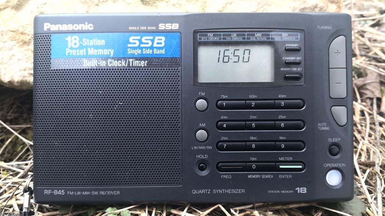 Panasonic ナショナル パナソニック RF-B45 on SSB 20, 15, 40 and 80