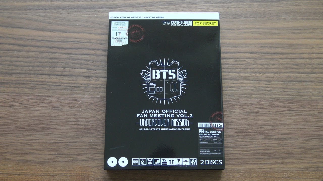 Unboxing BTS (Bangtan Boys) Japan Official Fan Meeting Vol.2