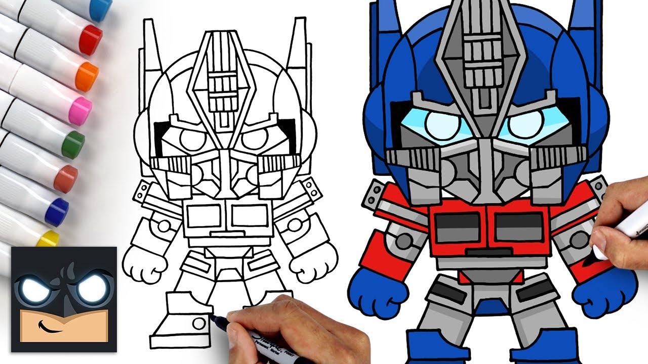 How To Draw OPTIMUS PRIME | TRANSFORMERS - YouTube