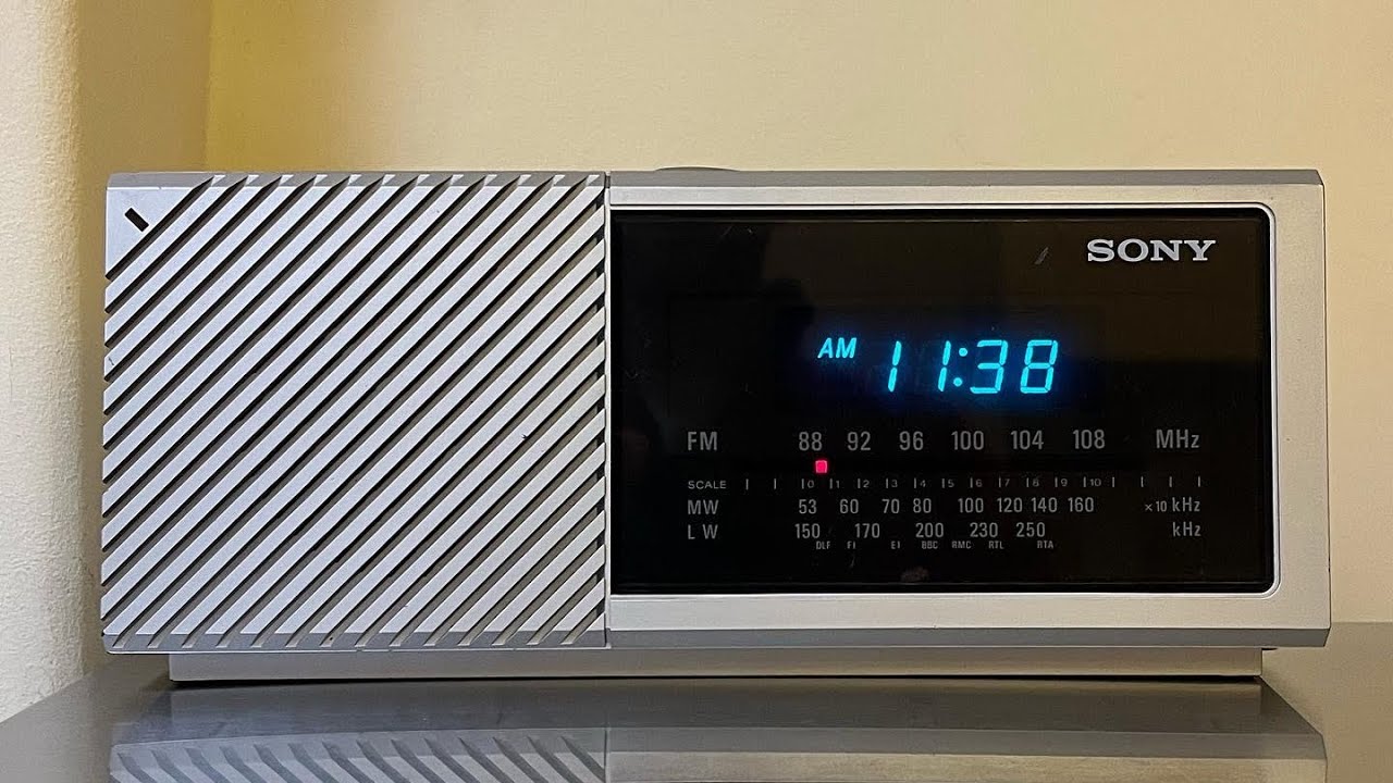 SONY 世界初デジタルクロックラジオ 8FC-59 1968 The world's first