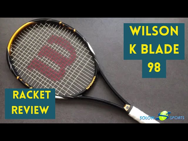 Wilson K Factor K Blade 98 Tennis Racquet Review - YouTube