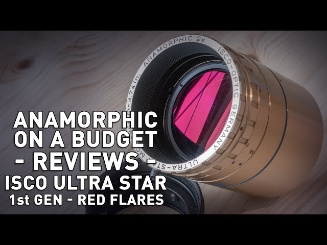 Isco Ultra Star 1st Gen - 2x Modern Anamorphic Lens with Red