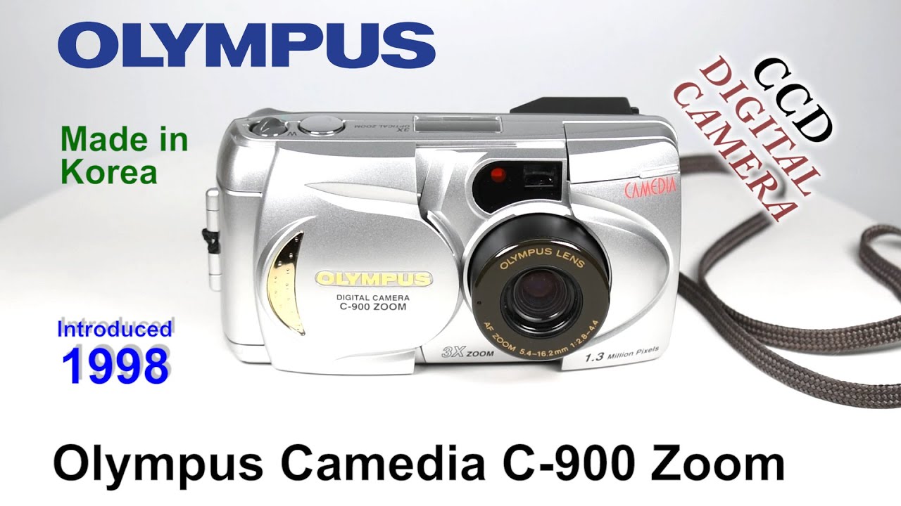 1998 Olympus Camedia C-900 Zoom - CCD Digital Camera - YouTube