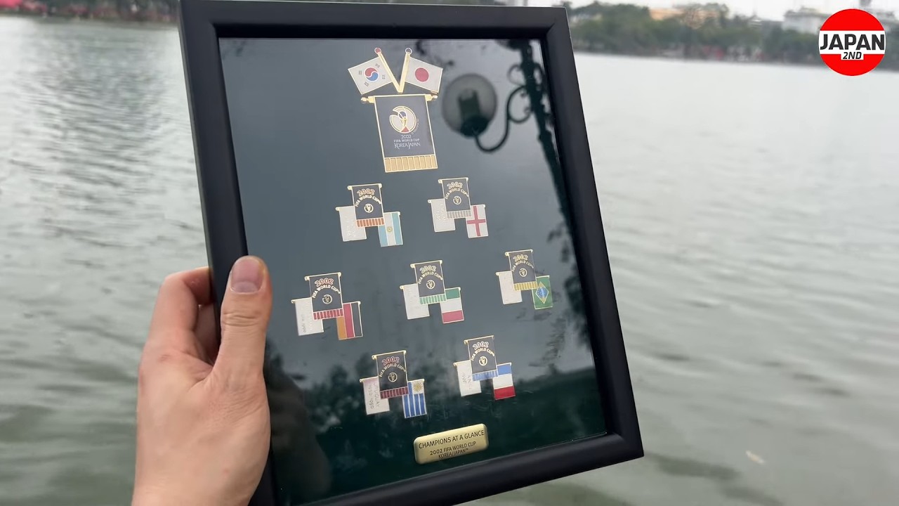 Draagspeld Framed Champions at a Glance 2002 Fifa World cup Korea