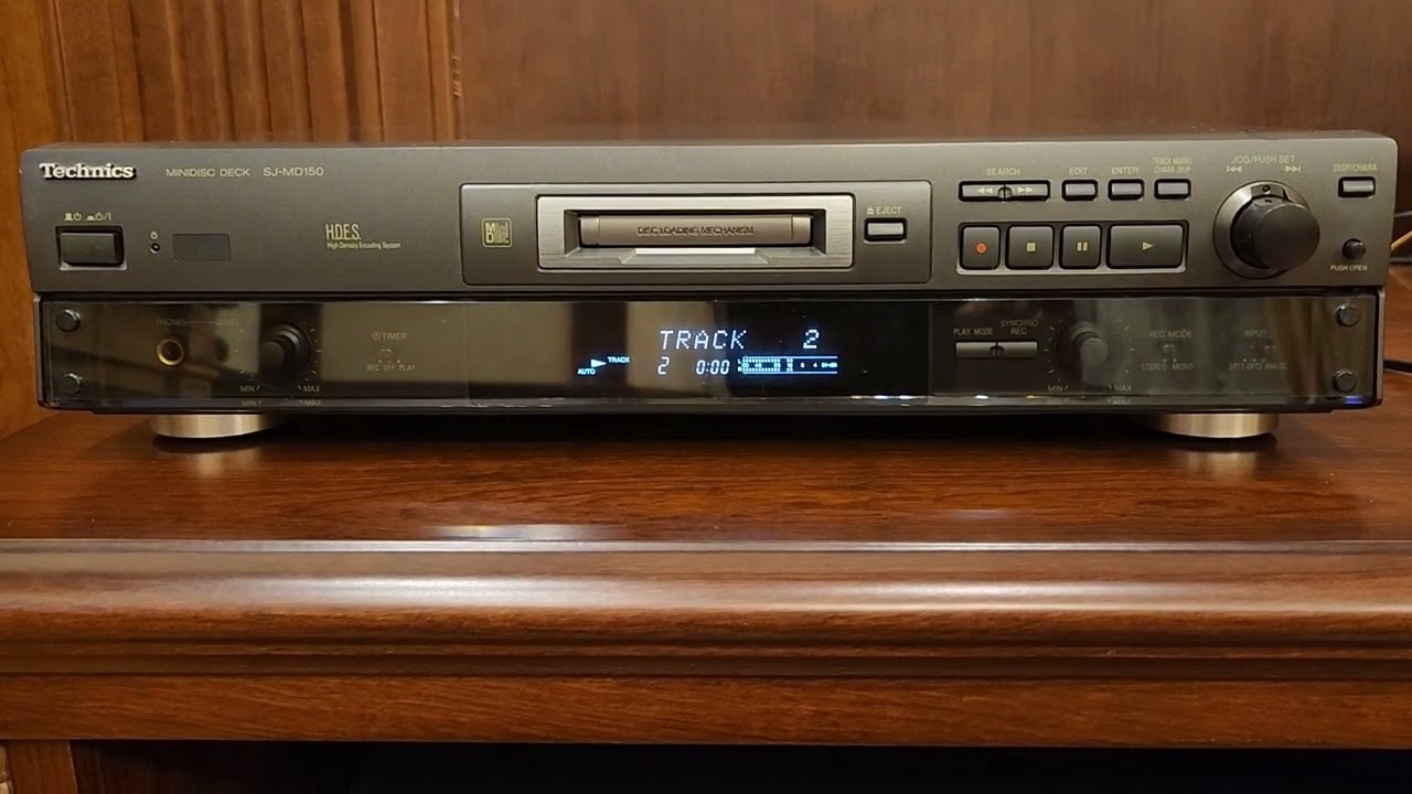Technics テクニクス SJ-MD150 MDプレーヤー Technics SJ-MD150 - YouTube