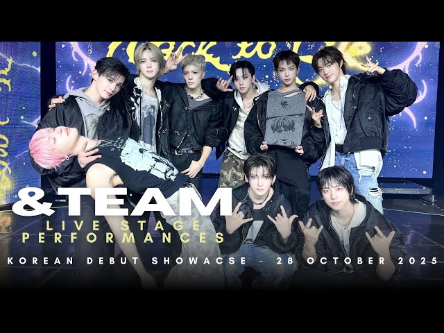 MUST WATCH] &TEAM ~ [All Live Stage Performances] @ Korean Debut