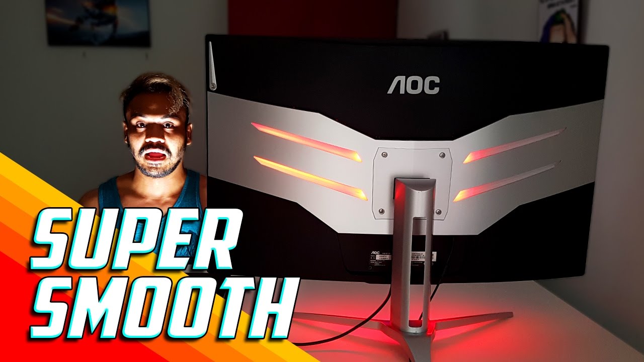 AOC AGON AG322FCX Gaming Monitor Review - YouTube