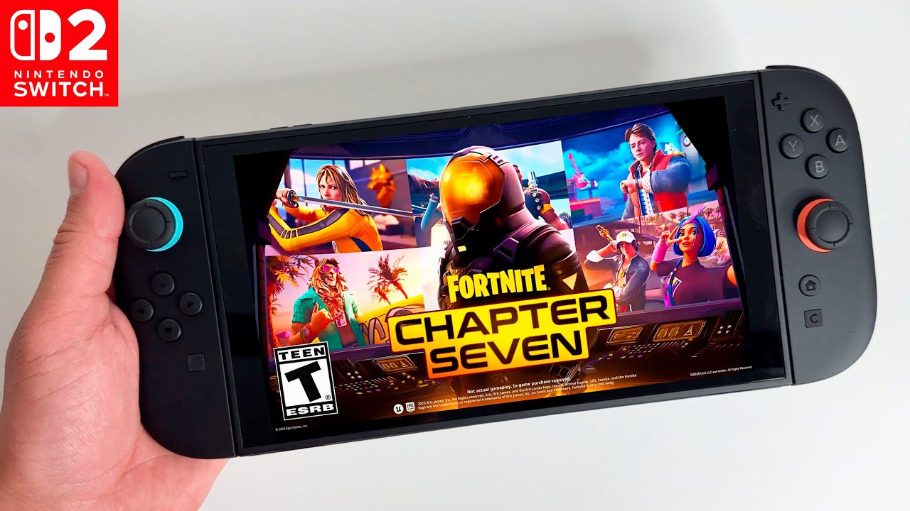 Fortnite Chapter 7 on Nintendo Switch 2 Gameplay - YouTube
