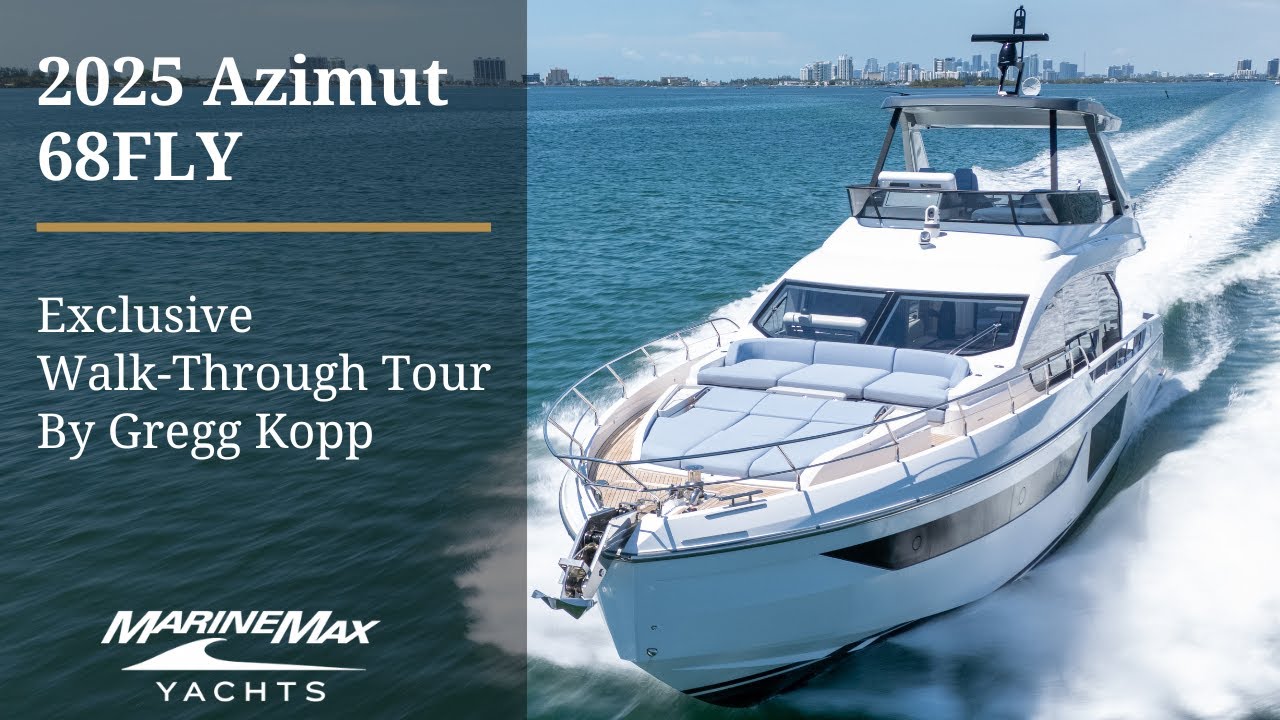 Step Aboard the Future: Tour the Stunning 2025 Azimut 68 FLY