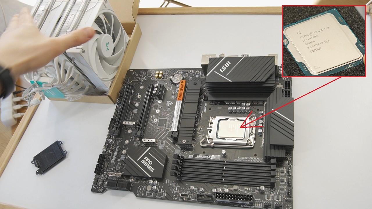 Intel i7 13700K 5.40 GHz CPU Unboxing & Installation - YouTube