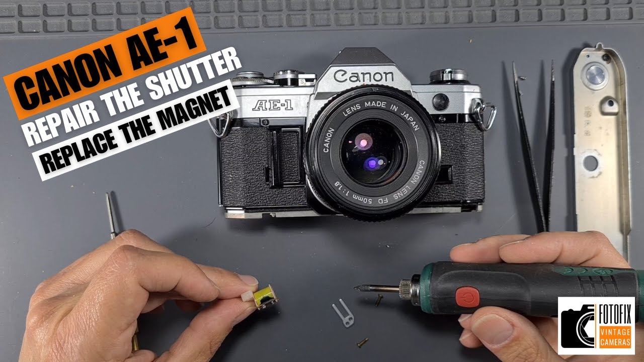 Canon AE 1 - Problem with the shutter - Battery drain - Faulty