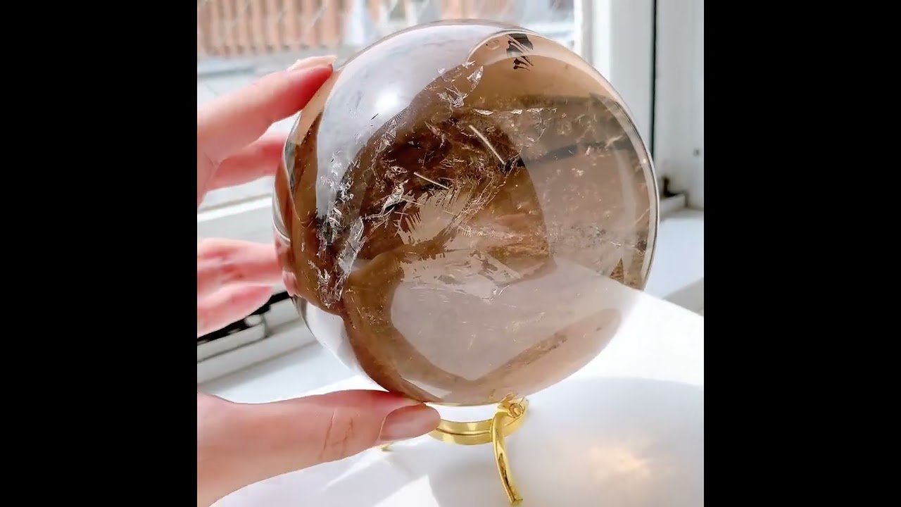 スモーキークォーツ 丸玉 大 | スフィア（丸玉） | Crystals by Purely