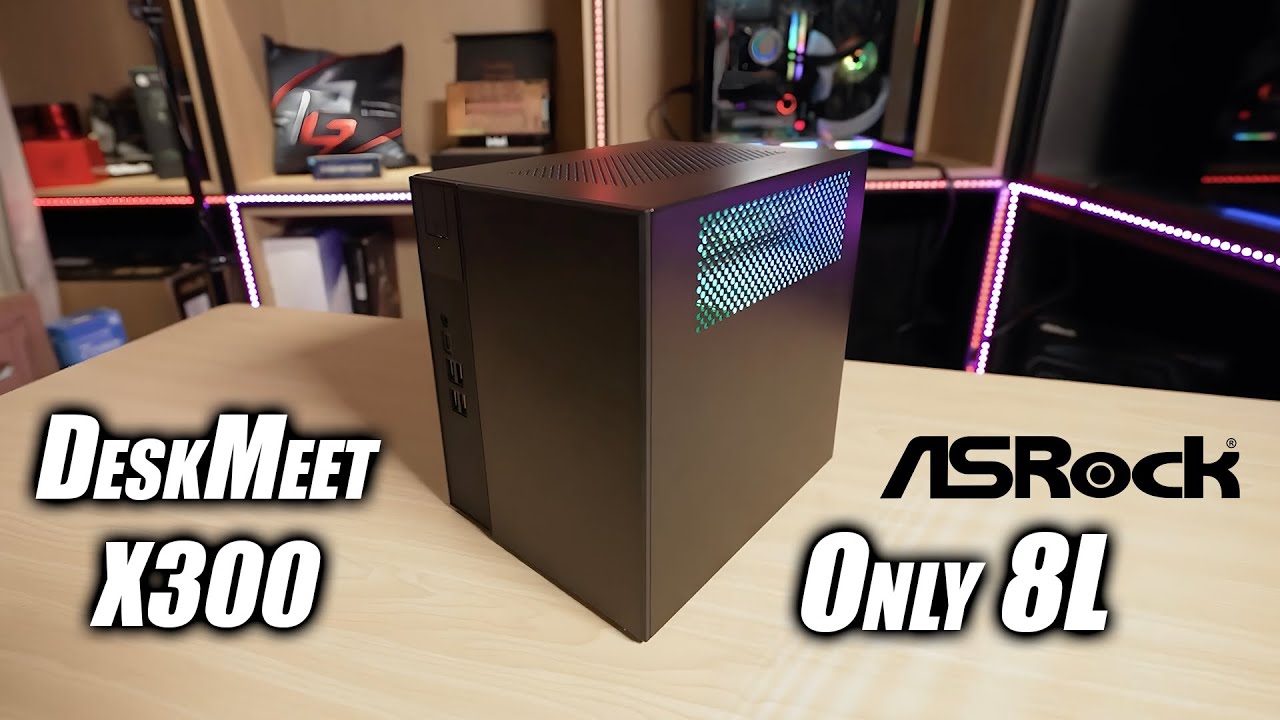 Asrock Desk Meet X300 First Look, An Awesome Super Tiny DIY Gaming