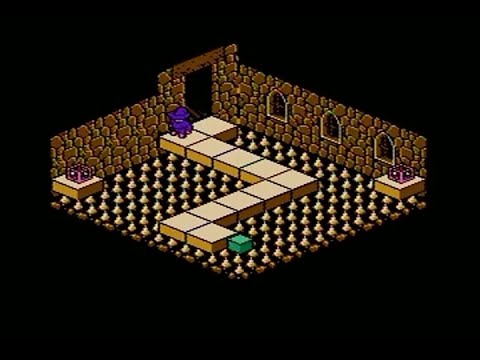 FC(NES) : Solstice (ソルスティス 三次元迷宮の狂獣)(1990) - YouTube