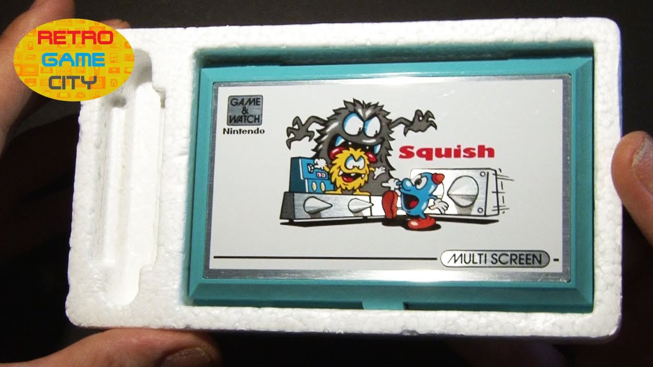 NINTENDO LCD Handheld | Game & Watch Squish - Multi Screen - YouTube