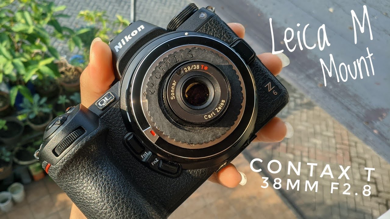 Contax T Zeiss Sonnar 38mm F2.8 Adapted to Leica M -KY Optics