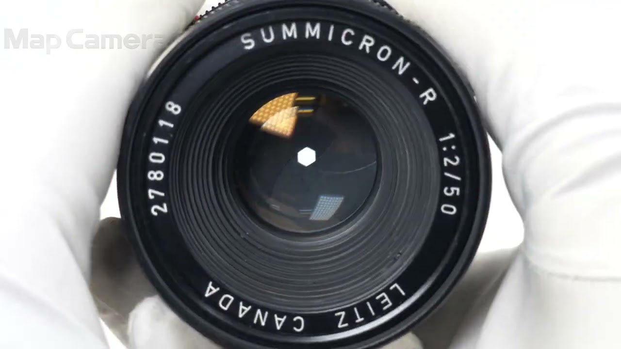 Leica (ライカ) ズミクロン R50mm F2 フード組込 (3-CAM) 並品 - YouTube