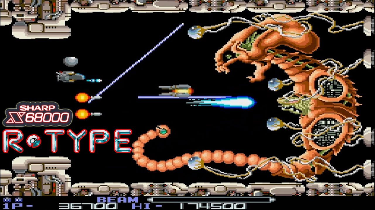 X68000 アール タイプ / R-Type - 1周目 - YouTube